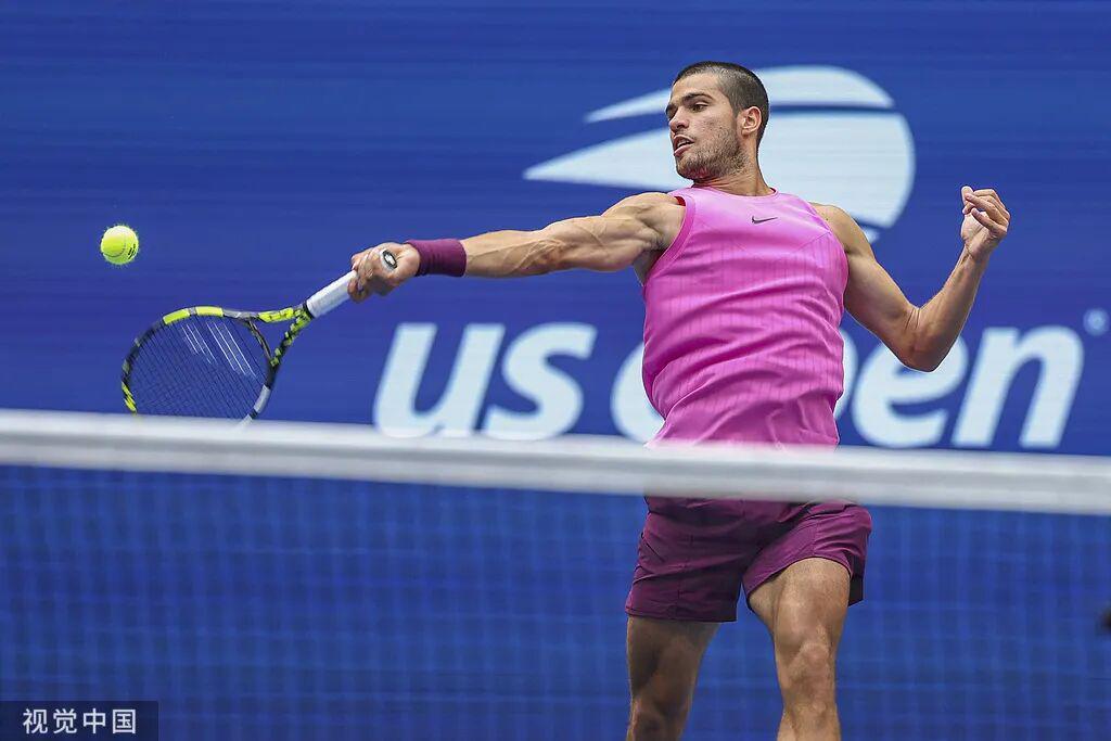 美网第13日男单决赛出炉:阿卡直落三盘胜德约 辛纳苦战艰难晋级